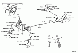 BRAKE TUBE & CLAMP 2